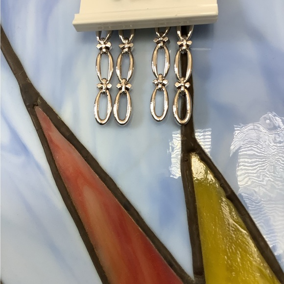 Nina Ricci Silver Chain Earrings - Picture 5 of 8